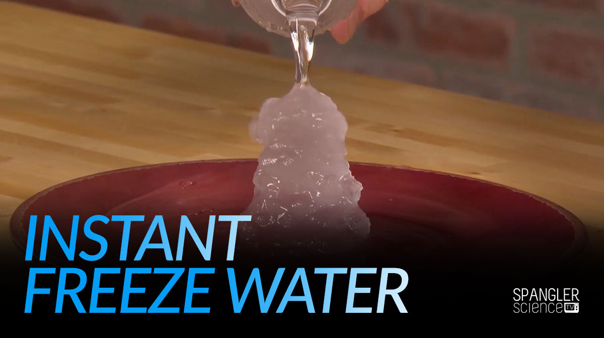 Instant Freeze Water with Steve Spangler on 9News